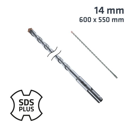 ALPEN Sds Plus Drill Bit 600x550 14mm