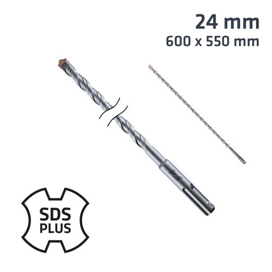 ALPEN Sds Plus Drill Bit 600x550 24mm
