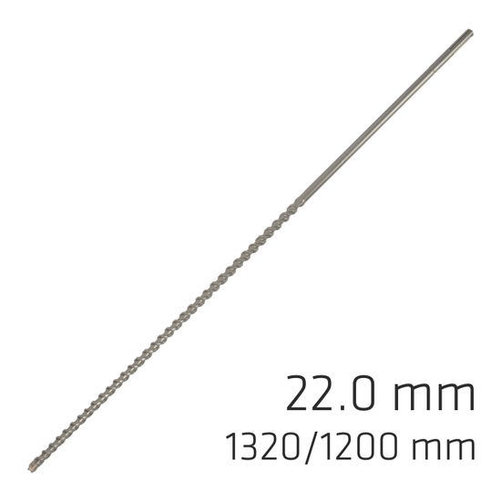 ALPEN Sds Max Drill Bit 22mm 1320 1200mm
