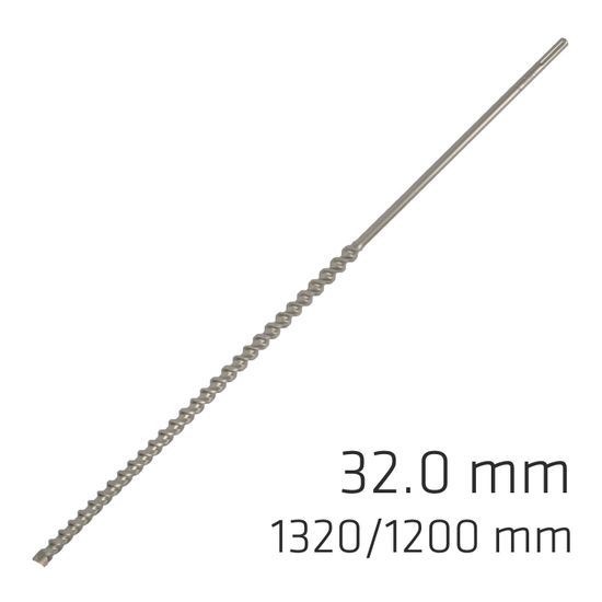 ALPEN Sds Max Drill Bit 32mm 1320 1200mm
