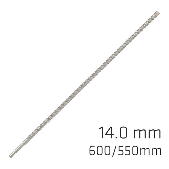 ALPEN Force X 14.0 X 600/550 Sds-plus Rebar Drill Bit X4 Cutting Edges