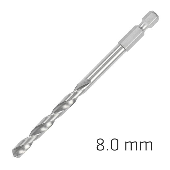 ALPEN Hss Super Drill Bit Hex Shank 8mm