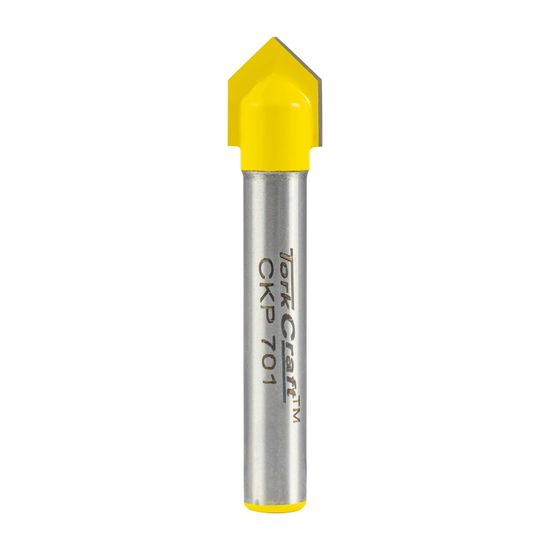 TORK CRAFT Router Bit V Groove 90 Degree 3/8'