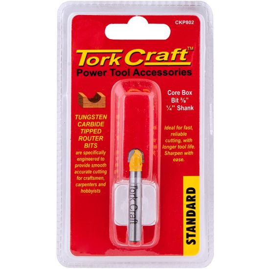 TORK CRAFT Router Bit Core Box 3/8'
