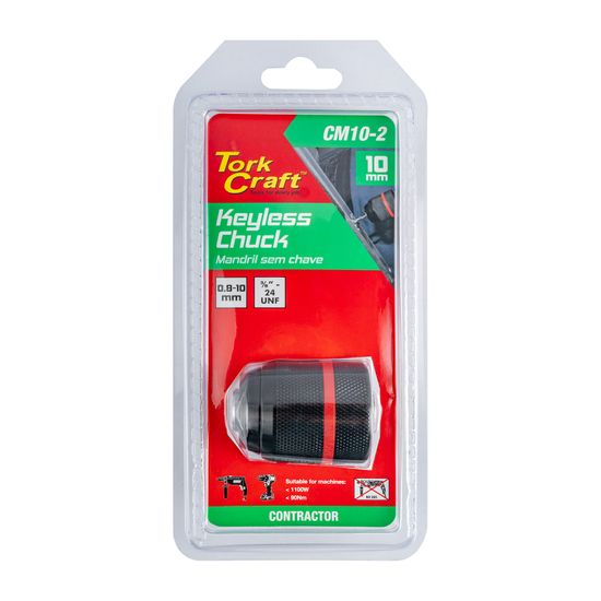 TORK CRAFT Chuck Keyless 10mm 3/8' X 24unf