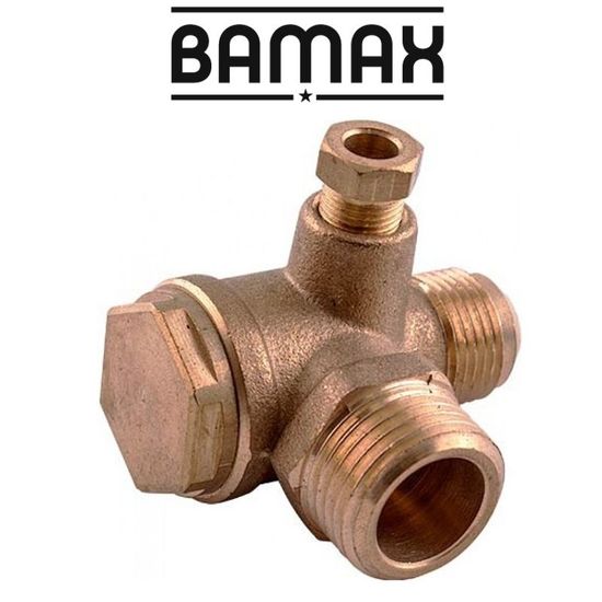 BAMAX Non-return Valve 1/2m - 3/8m