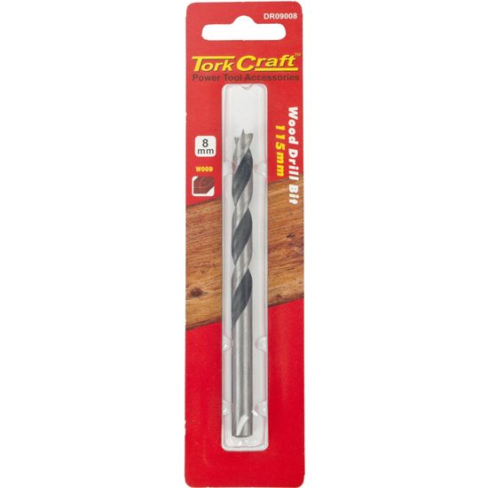 TORK CRAFT Drill Bit Wood 8.0mm X 115mm 1/card