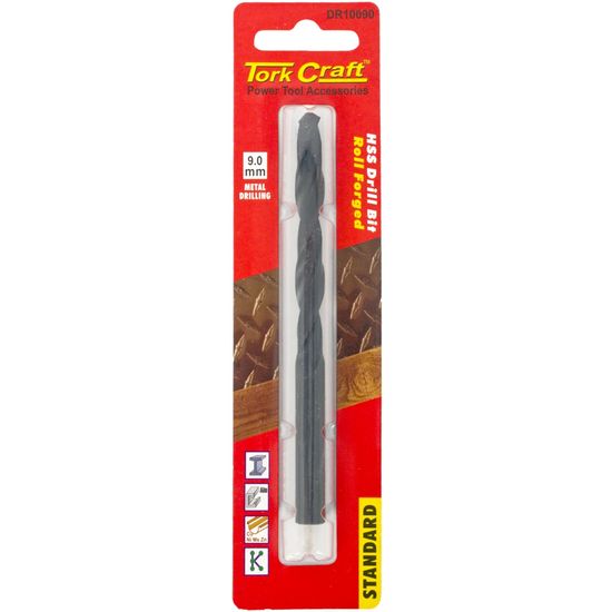 TORK CRAFT Drill Bit Hss Standard 9.0mm 1/card