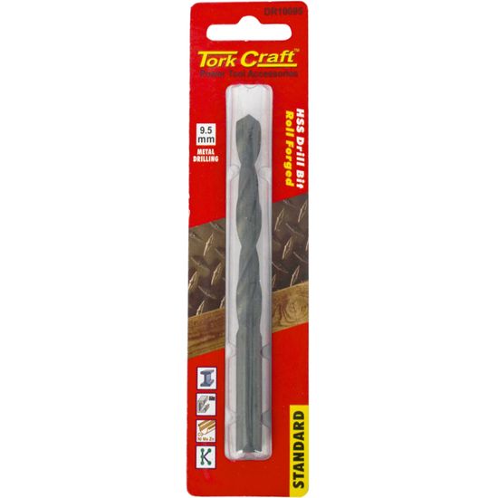 TORK CRAFT Drill Bit Hss Standard 9.5mm 1/card