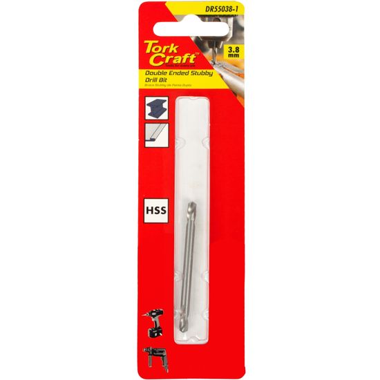 TORK CRAFT Double End Stubby Hss 3.8mm 1 Pc