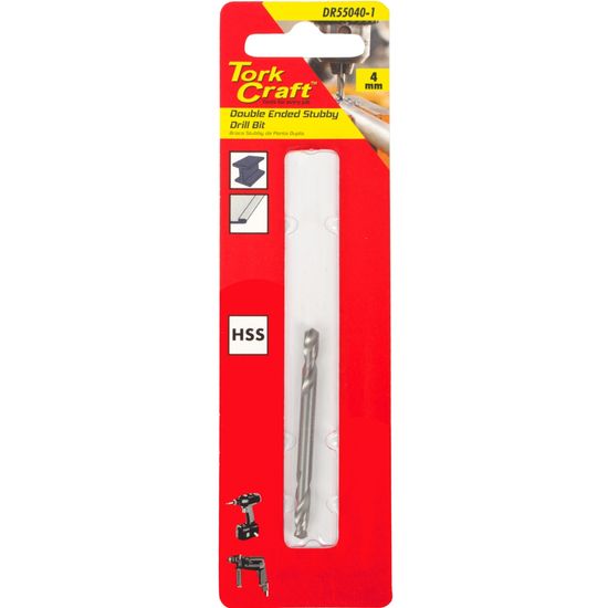 TORK CRAFT Double End Stubby Hss 4mm 1 Pc