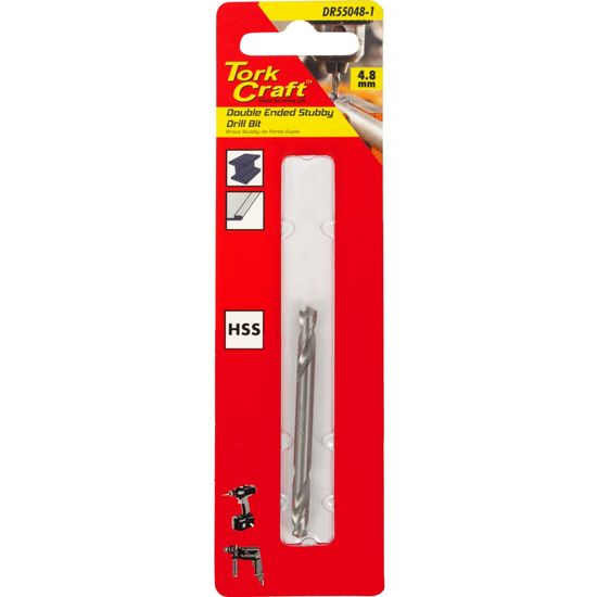 TORK CRAFT Double End Stubby Hss 4.8mm 1 Pc