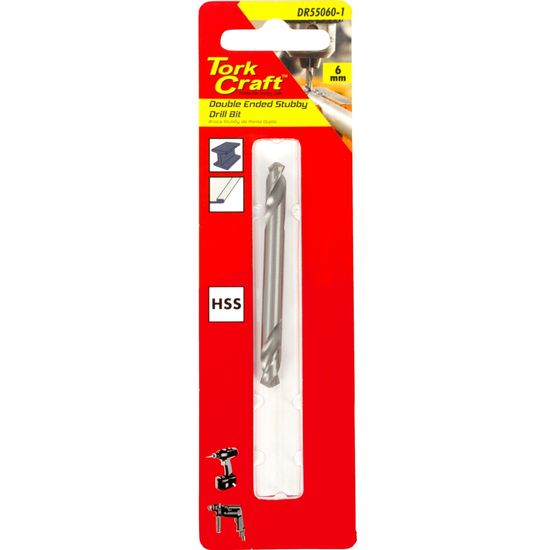 TORK CRAFT Double End Stubby Hss 6mm 1 Pc