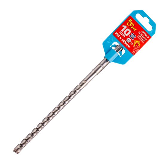 TORK CRAFT Sds Plus Cross Head Rebar 10mm X 142mm X 210mm Drill Bit