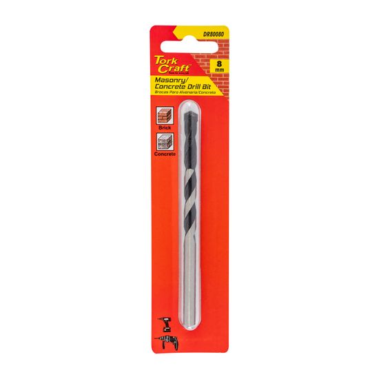 TORK CRAFT Drill Bit Masonry/concrete 8.0mm 1/card
