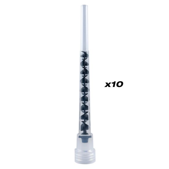 D-TECH Mixer Nozzles 10pc 2 Component Chemical Anchors