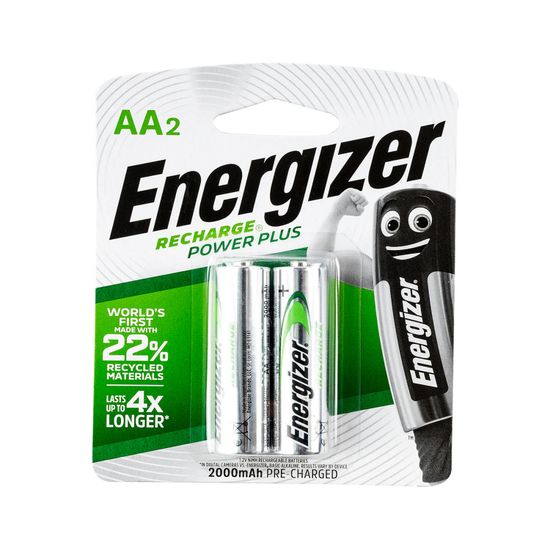 ENERGIZER Recharge 2000mah Aa - 2 Pack