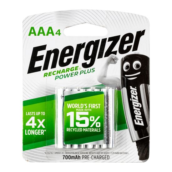 ENERGIZER Recharge 700mah Aaa - 4 Pack