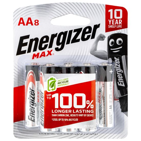 ENERGIZER Max: Aa - 8 Pack