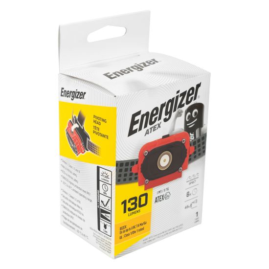 ENERGIZER Atex Headlight 3aaa Intrinsically Safe Torch Flash Light