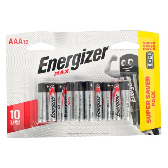 ENERGIZER Max: Aaa - 12 Pack