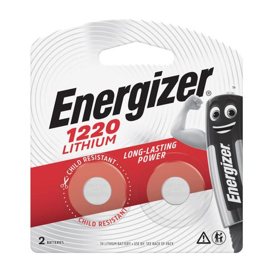 ENERGIZER 1220 3v Lithium Coin Battery 2 Pack