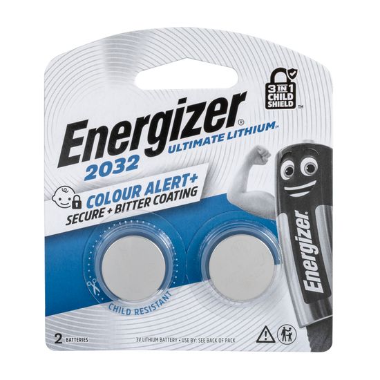 ENERGIZER Cr2032 3v Ult Lithium Coin 3 In 1 X2 Pack