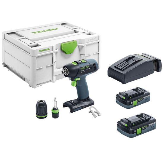 FESTOOL Cordless Drill T18 18+3 Hpc 4.0 I-plus
