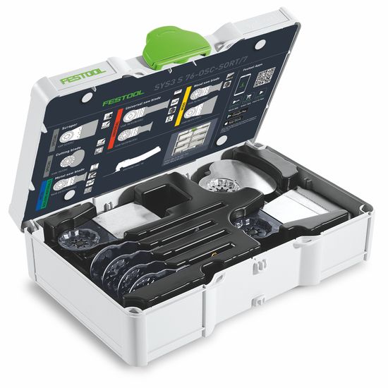 FESTOOL Oscillator Saw Blade Set Sys3 S-76 Osc Sort/7