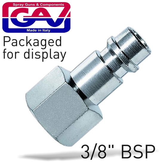 GAV Connector German 3/8' Female 2 Packaged