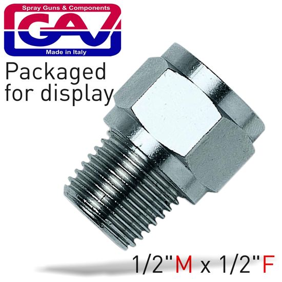 GAV Taper Reducer Bush 1/2 X 1/2 M/f Packaged