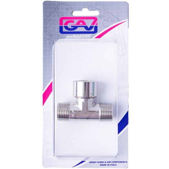 GAV T Connector 1/2' Mfm Packaged