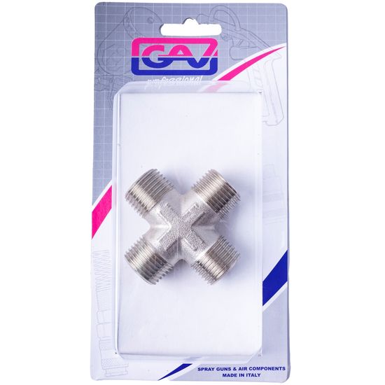 GAV 4-way Connector 1/2' Mmmm Packaged