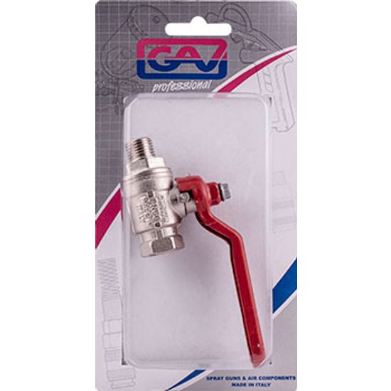 GAV Quick Ball Tap 1/4'x 1/4'f-m Packaged