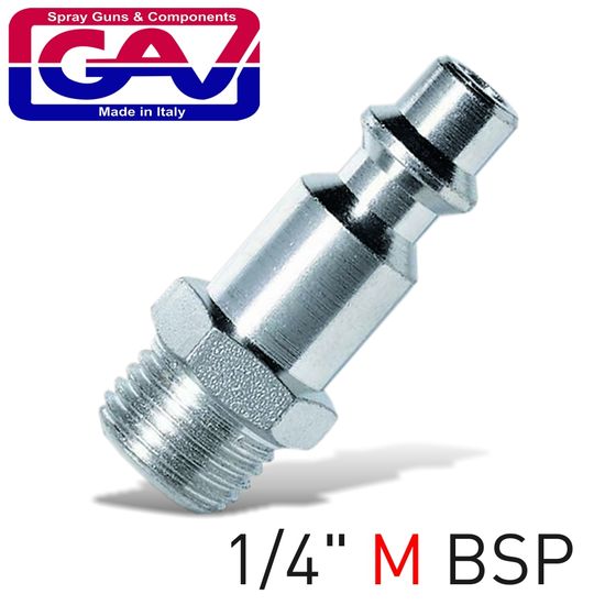 GAV Quick Coupler/inserts 1/4'm Usa