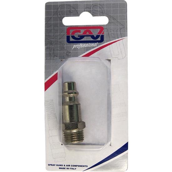 GAV Quick Coupler/inserts1/4'm Usa Packaged