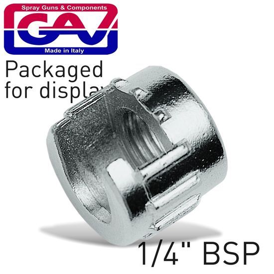 GAV Metal Ring 1/4' For Bayonet Couplings Packaged