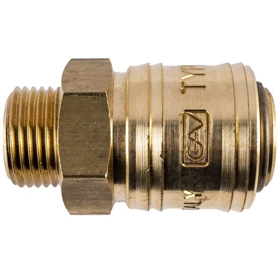 GAV Brass Male Quick Coupler 3/8'm