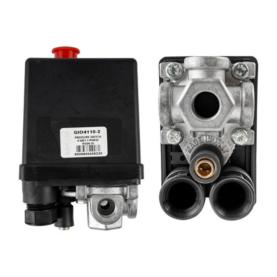 BAMAX Pressure Switch 4 Way 1 Phase Push In Bx16prm04