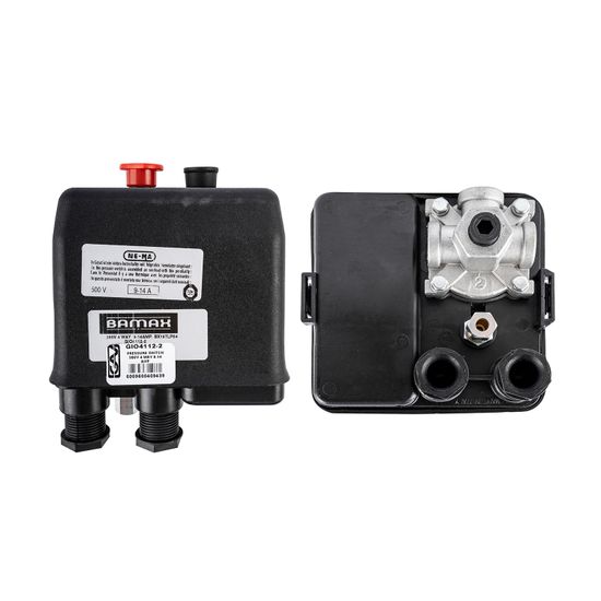 BAMAX Pressure Switch 380v 4 Way 9-14 Amp