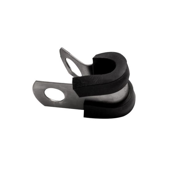 TORK CRAFT Hose Clamp 6mm X 12mm Rubber B/width Lined Bulk