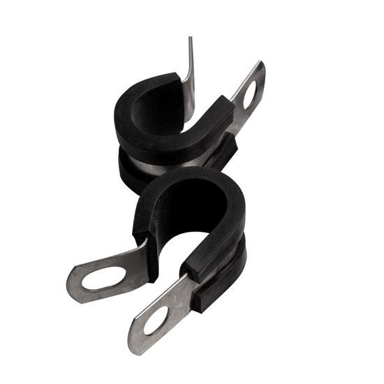 TORK CRAFT Hose Clamp 12mm X 12mm B/width Rubber Lined Bulk