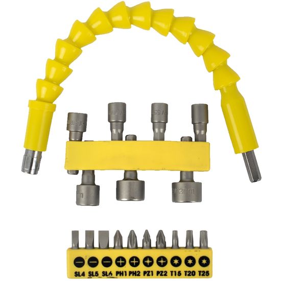 TORK CRAFT 18 Piece Flex. Shaft & Nutsetter Set
