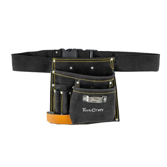 TORK CRAFT Small Prof.leather Tool Belt 5 Pocket