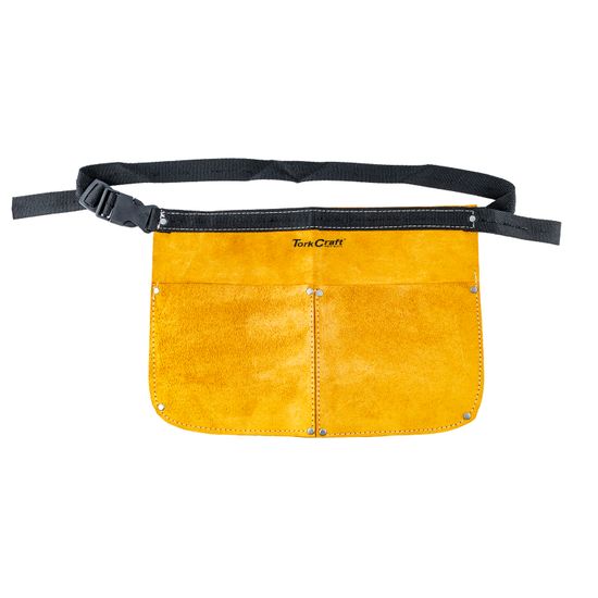 TORK CRAFT Double Pocket Leather Nail Bag