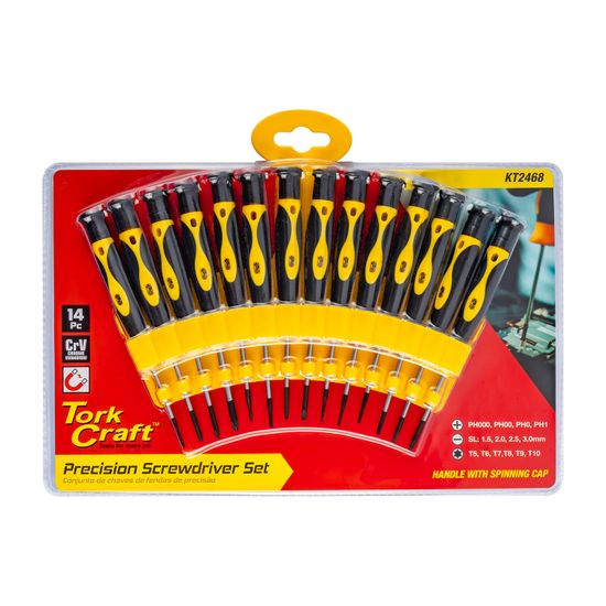 TORK CRAFT 14pc Precision Screwdriver Set