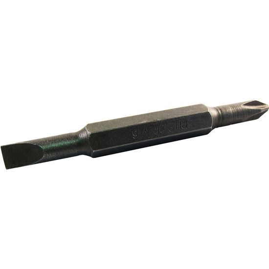 TORK CRAFT Replacement Bit 75mm Double Ended 8mm.sl6mm/ph2 For Kt2677