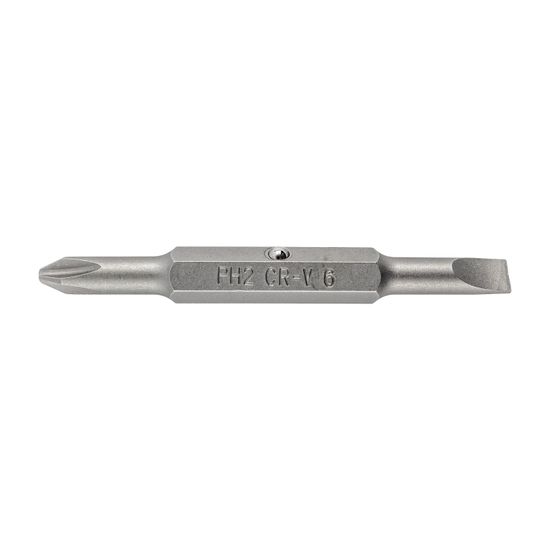 TORK CRAFT Replacement Bit 75mm Double Ended 8mm.sl6mm/ph2 For Kt2677