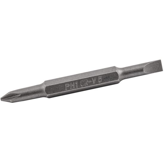 TORK CRAFT Replacement Bit 65mm Double Ended 6mm.sl5mm/ph1 For Kt2677