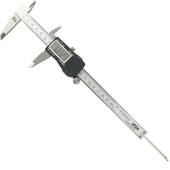 TORK CRAFT Vernier Digital Frac. 200mm S/steel 0.01mm Acc. Abs Func. Ip54